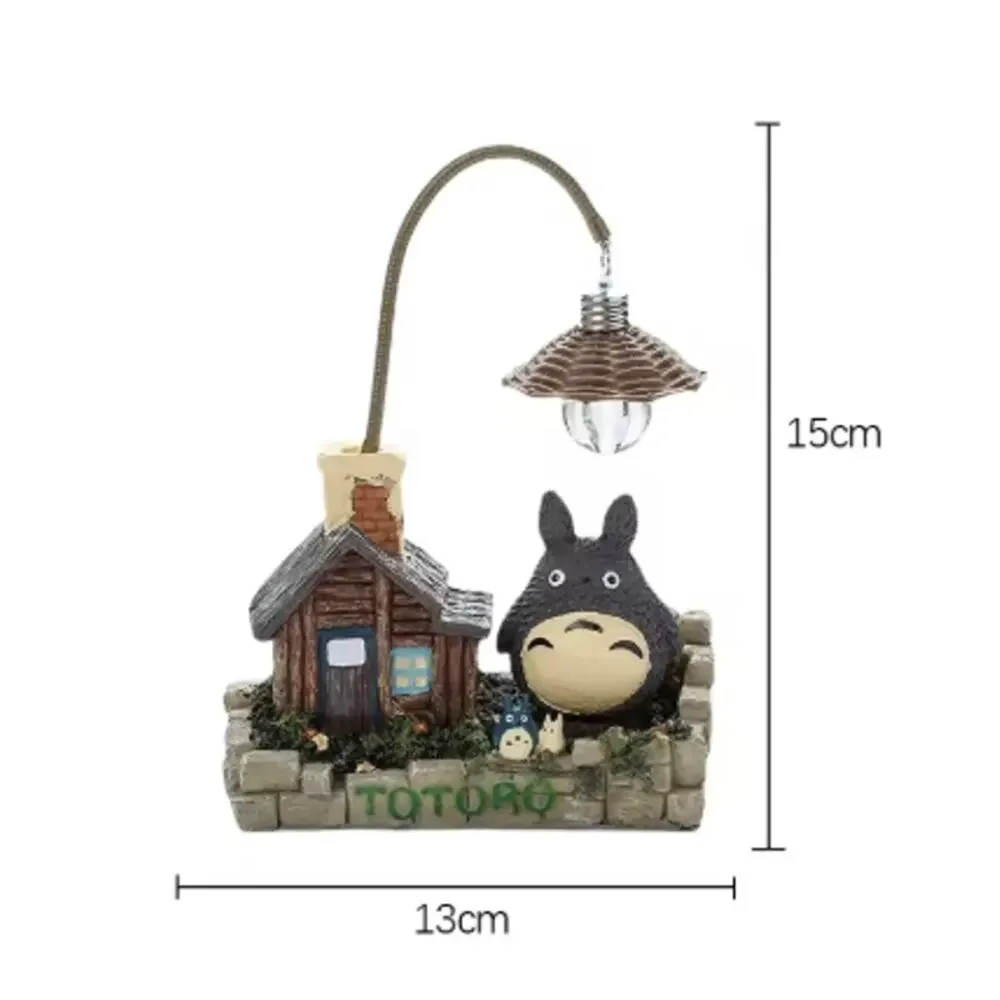 My Neighbor Totoro Resin Night Light Anime Lamp Decor Battery Powered Gift, New